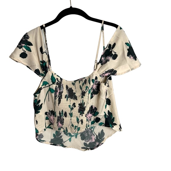 Free People Cassandra Floral-Print Off the Shoulder Top NEW! SZM - Picture 2 of 12